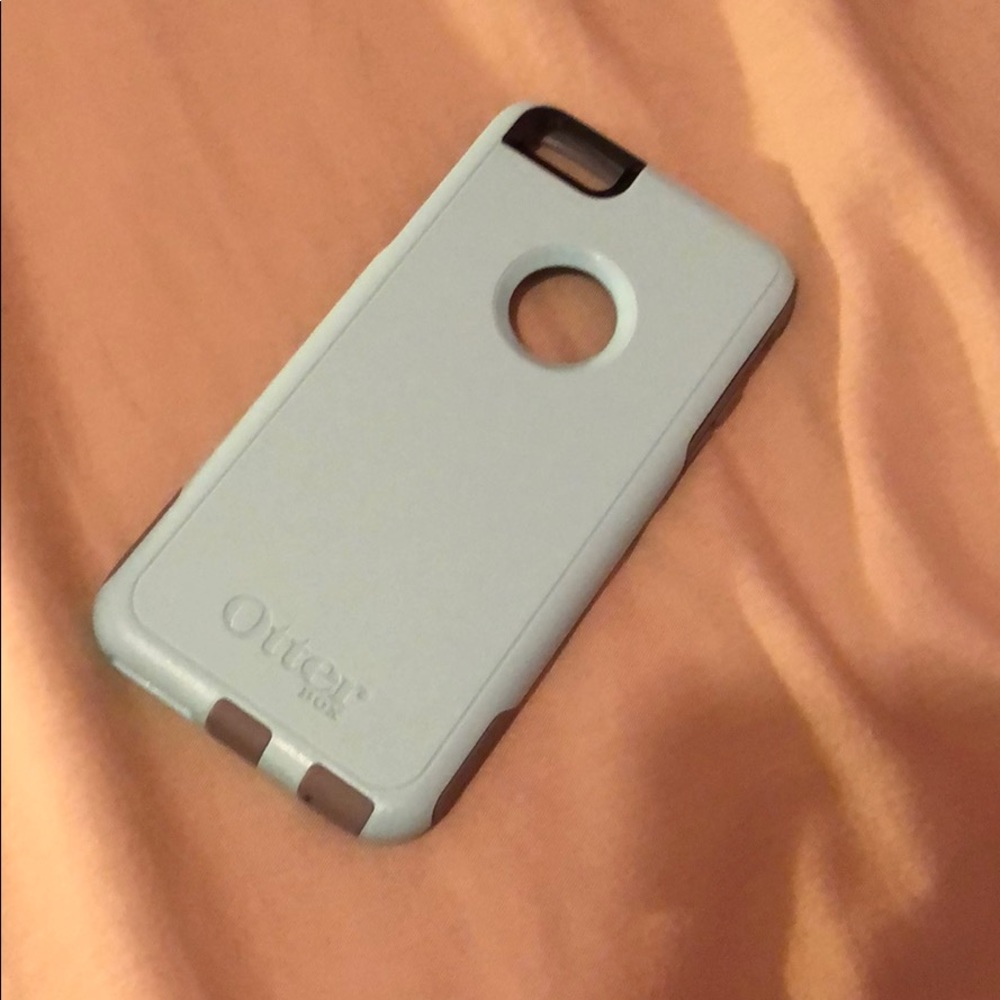 Gray &Tiffany blue otter box for iPhone 7 Plus